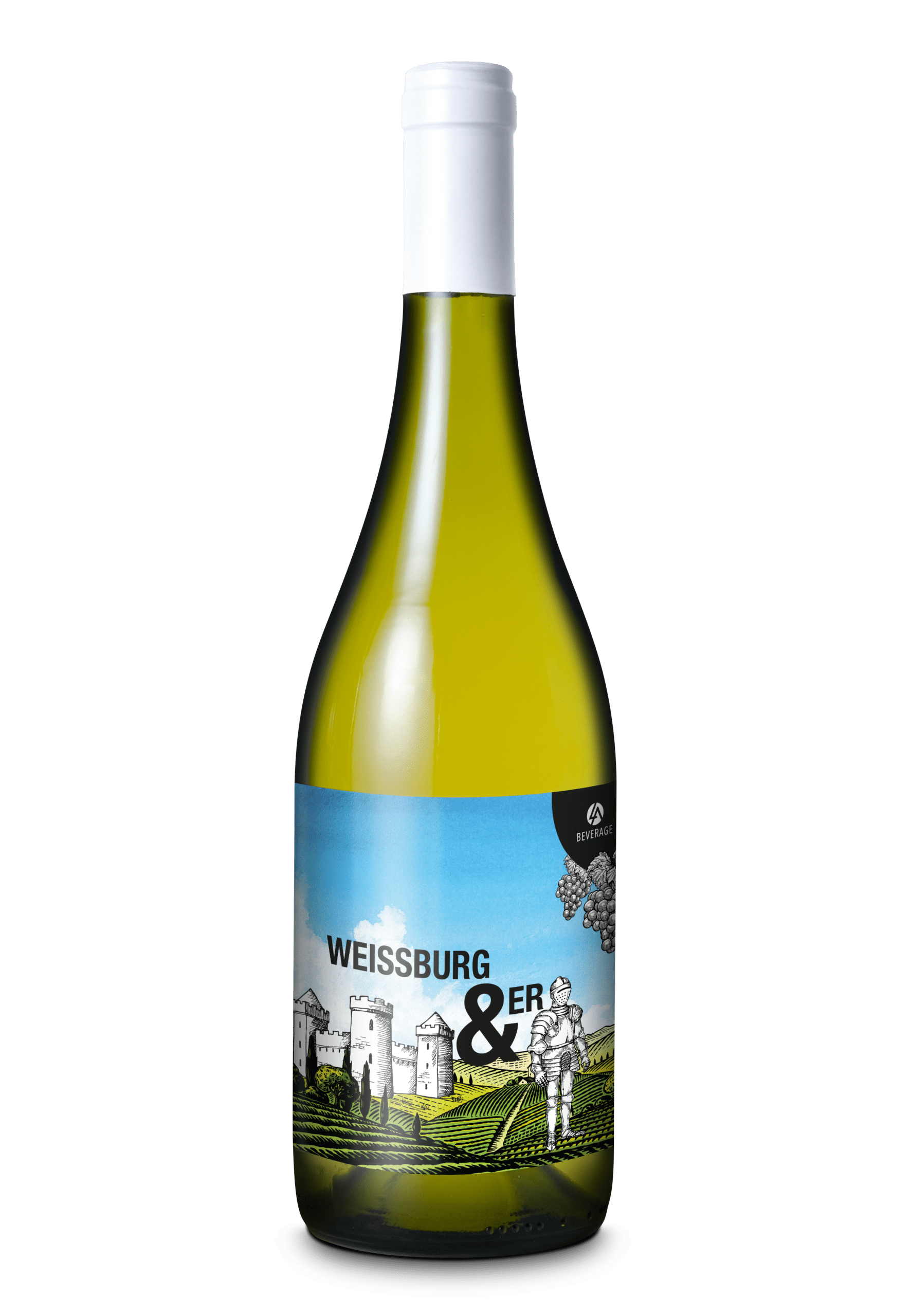 LA-Beverage-WeissburgUndEr.png WeißBurg&Er (Pinot Blanc) 0,75l 2024 - LA-Beverage - Image 1