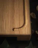 Premium cutting board with juice groove, large oak - Image 2