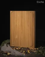 Premium cutting board with juice groove, large oak - Image 6
