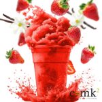SLUSH SYRUP ICE CREAM STRAWBERRY KISS (STRAWBERRY-VANILLA) AZO-FREE 5 LITER NEON LINE - Image 2