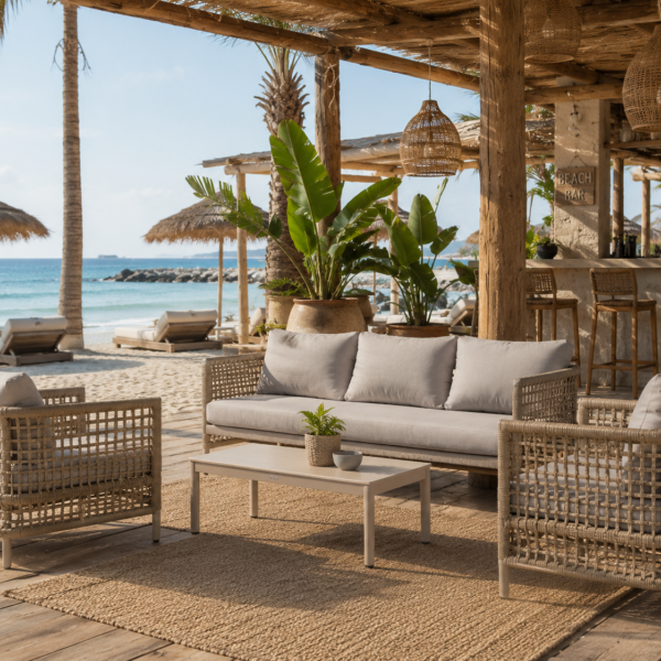 SONDRA Outdoor Lounge Set | CAPPUCCINO - BEIGE