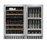 Wine and beer fridge combi package 90 Stainless - Image 4